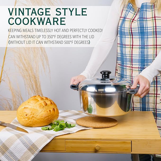 5 Quarts Round Dutch Oven with Lid