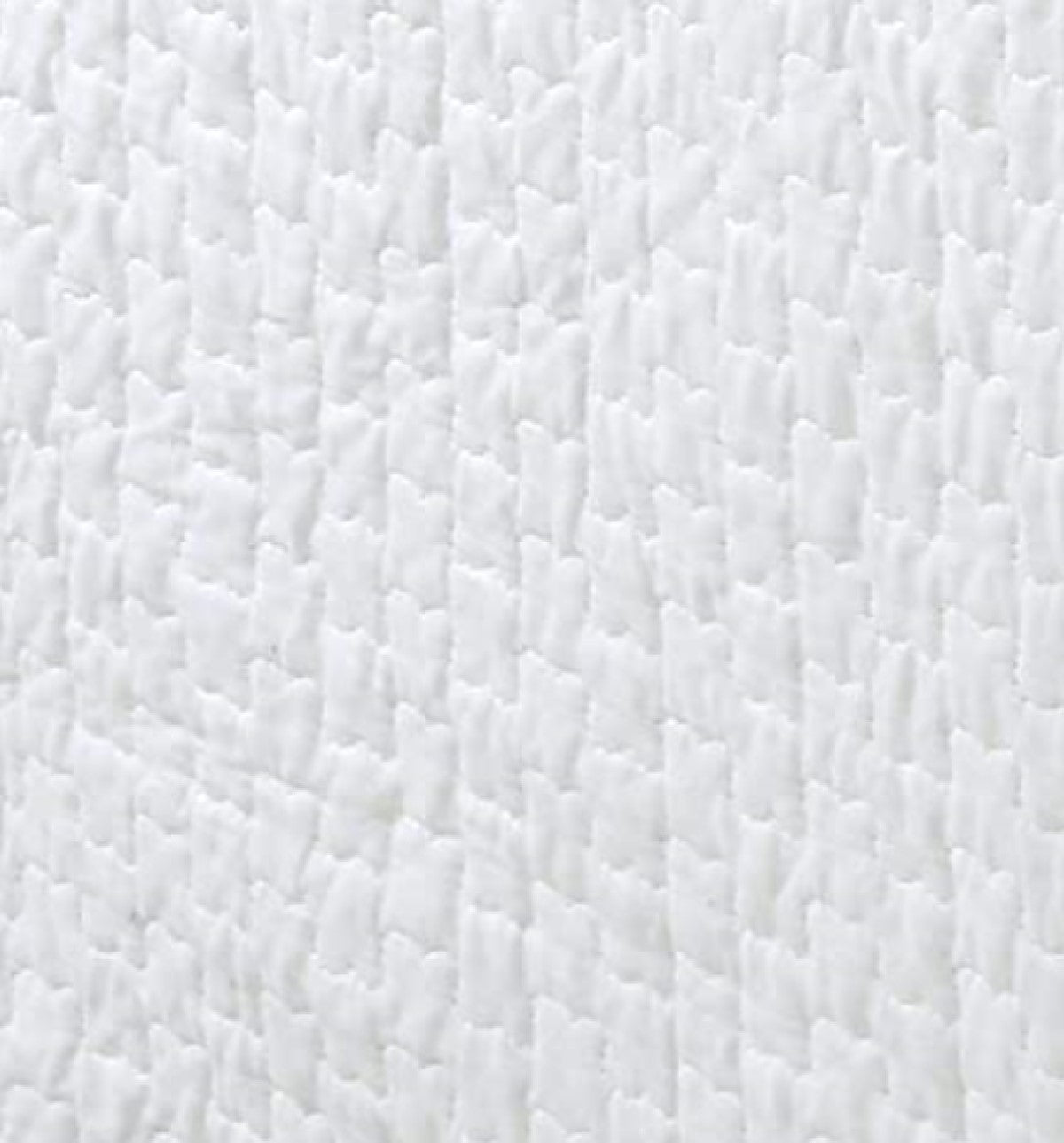 Tailored Bed Skirt White Quilted Matelasse Scalloped Cotton Dust Ruffle 16" Drop